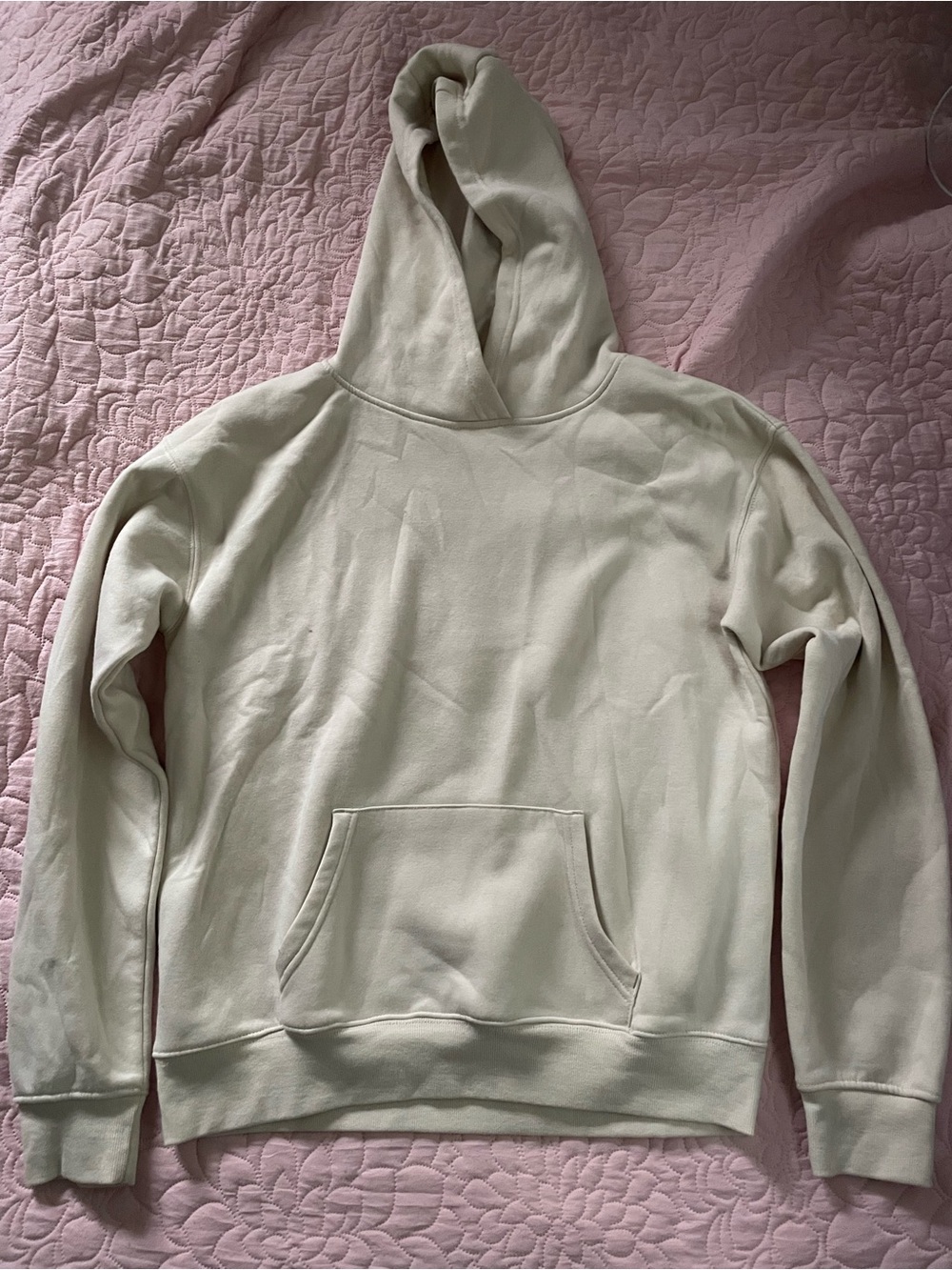 Women’s Hooded Pullover Sweatshirt - Cream